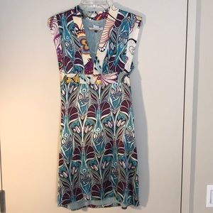Silk Floral Garden Party Dress